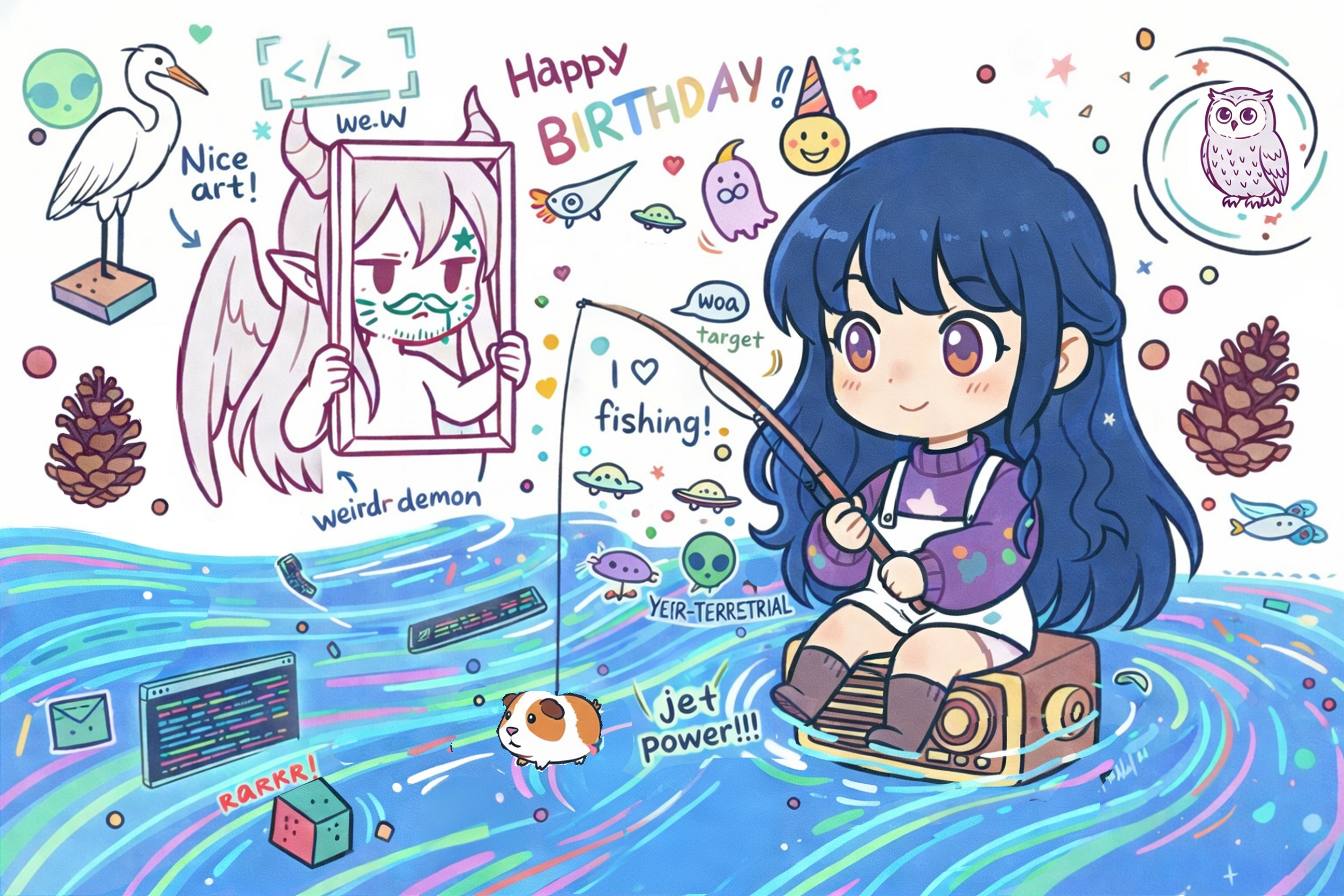生日钓鱼